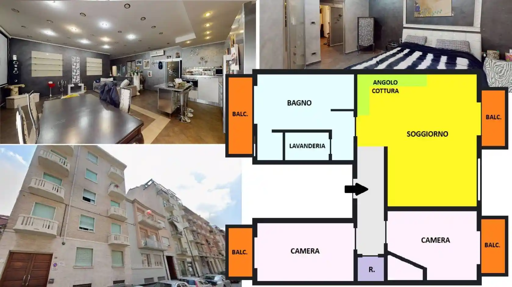 Appartamento in vendita a Torino