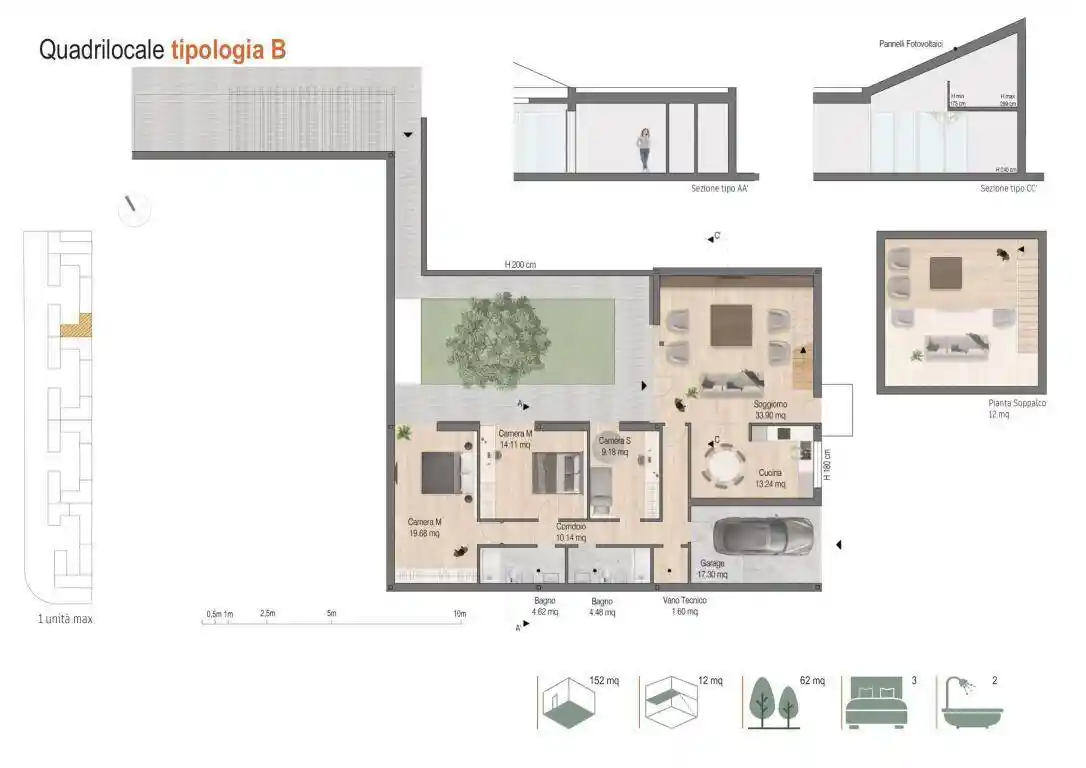 Villa plurifamiliare, nuova, 164 m², Agrario, Ravenna - foto 5