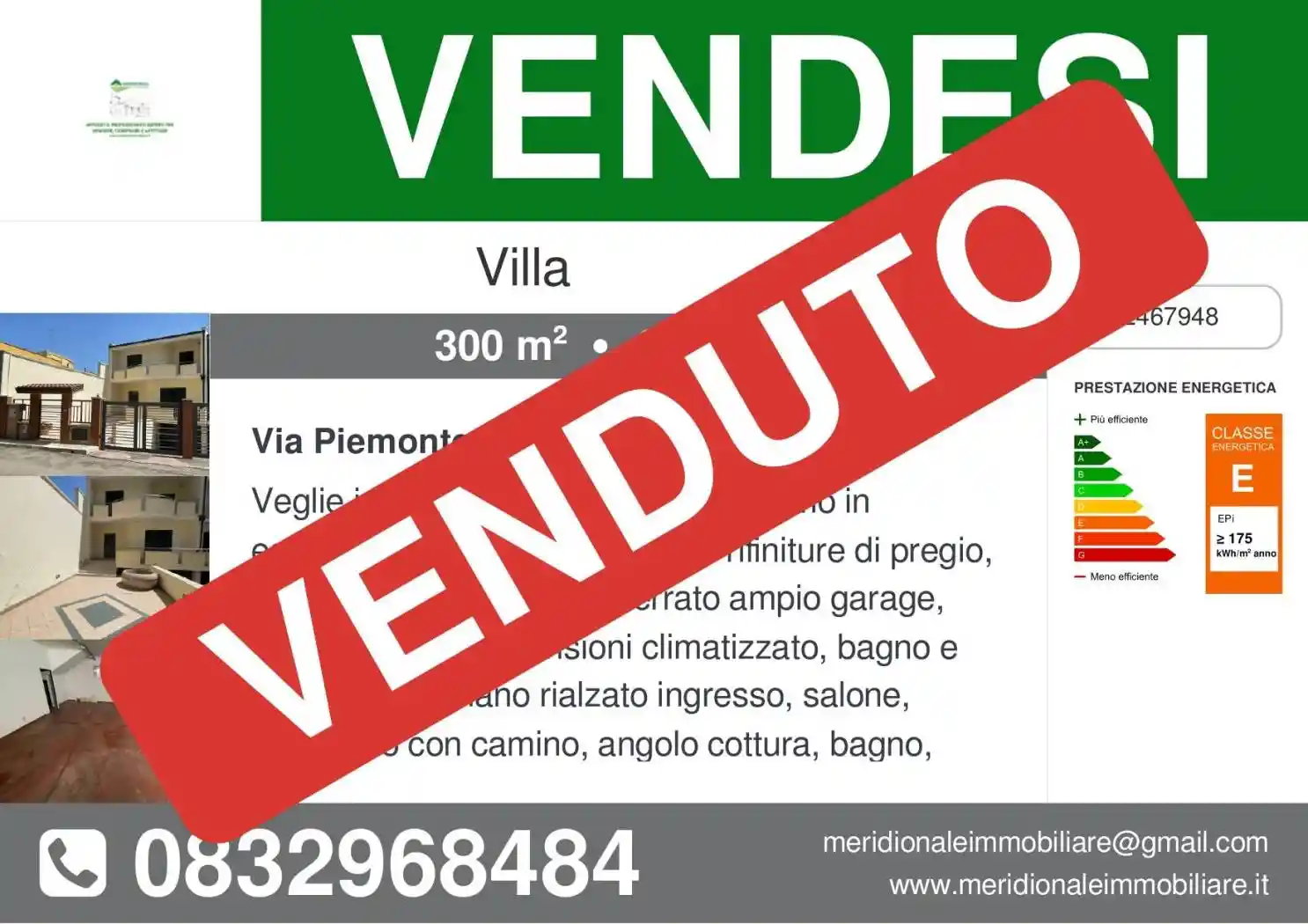 Villa in vendita a Veglie