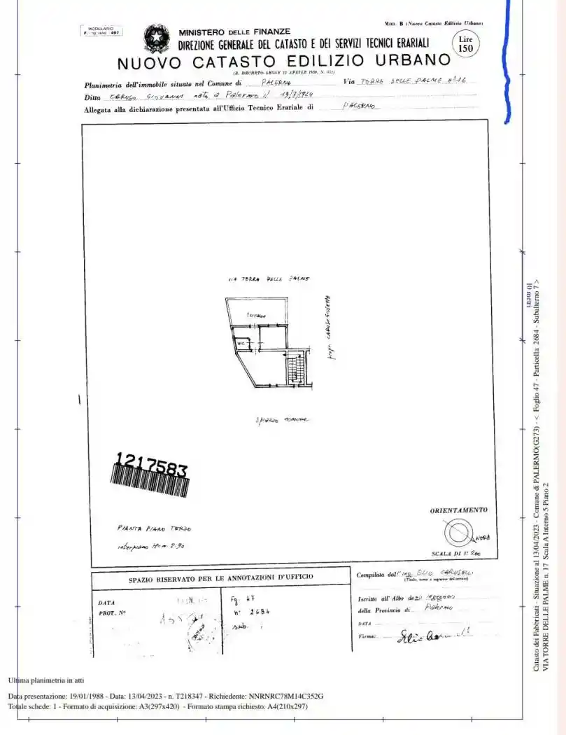 Appartamento in vendita a Palermo