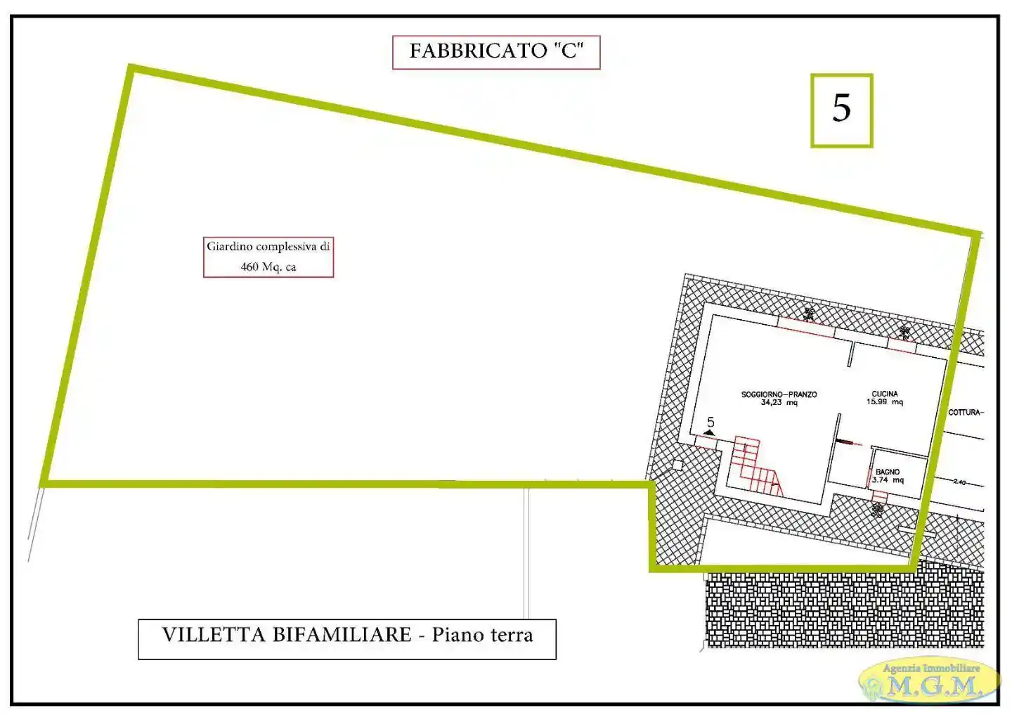 Villetta a schiera in vendita a Calcinaia