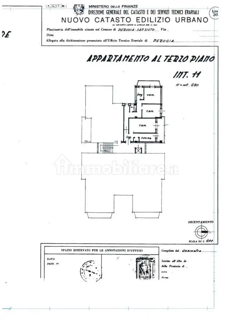 Appartamento in affitto a Perugia