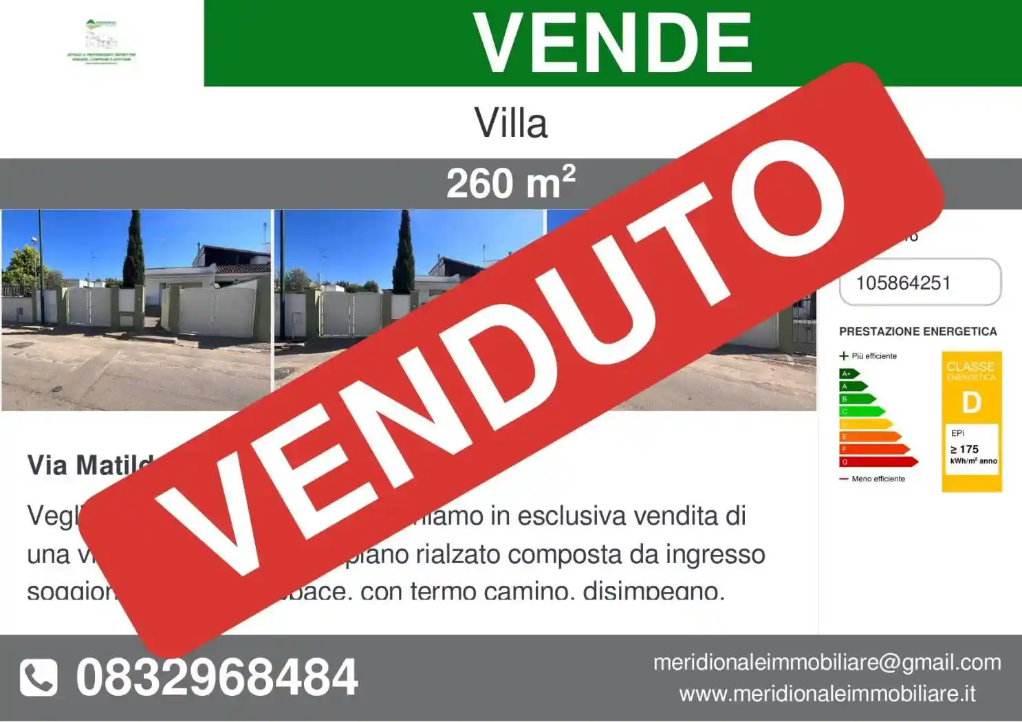 Villa in vendita a Veglie