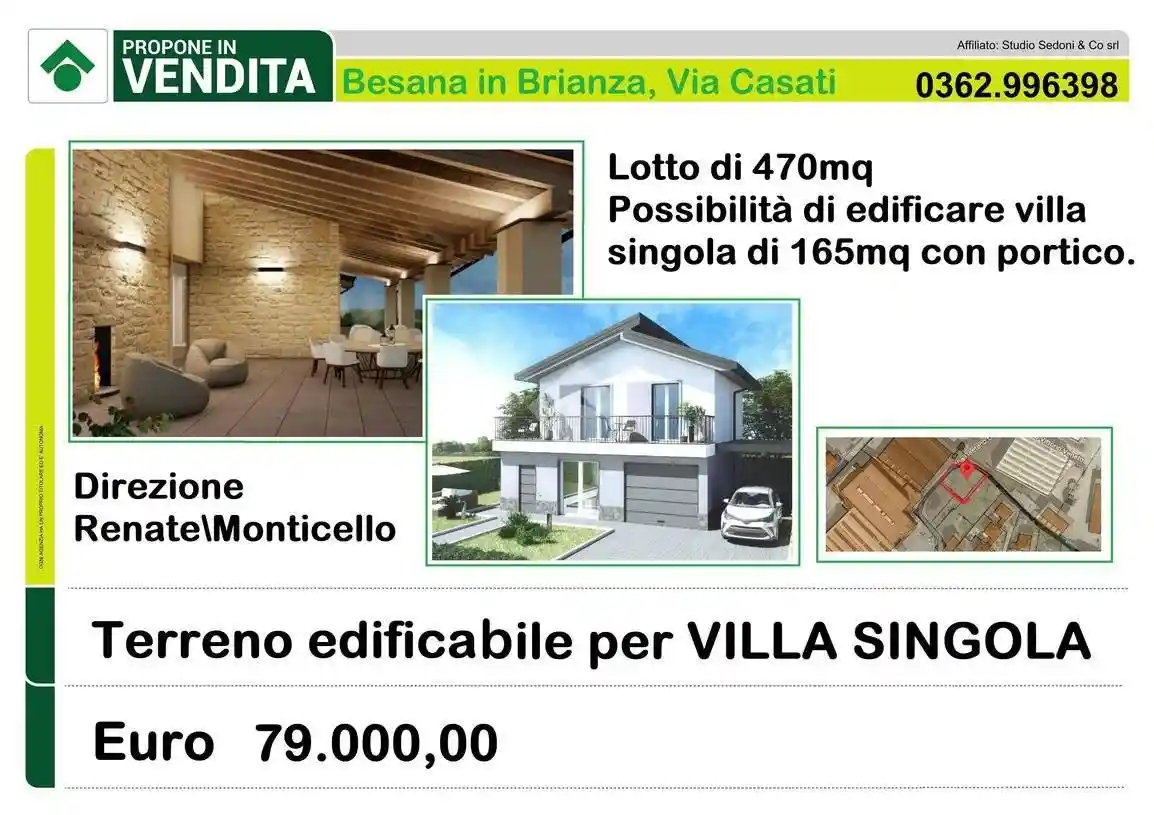 Villa in vendita a Besana in Brianza