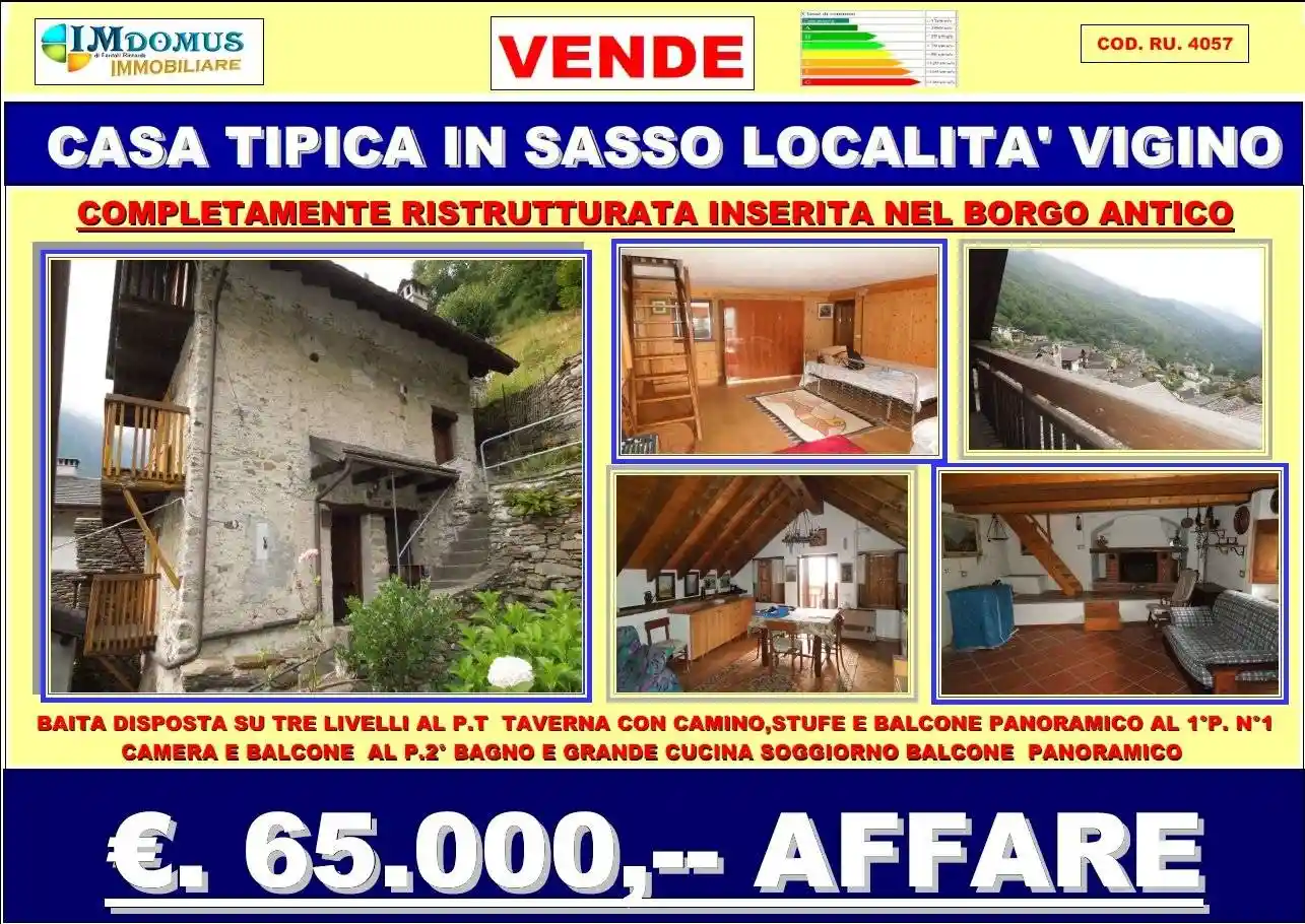 Rustico - Casale in vendita a Calasca-Castiglione