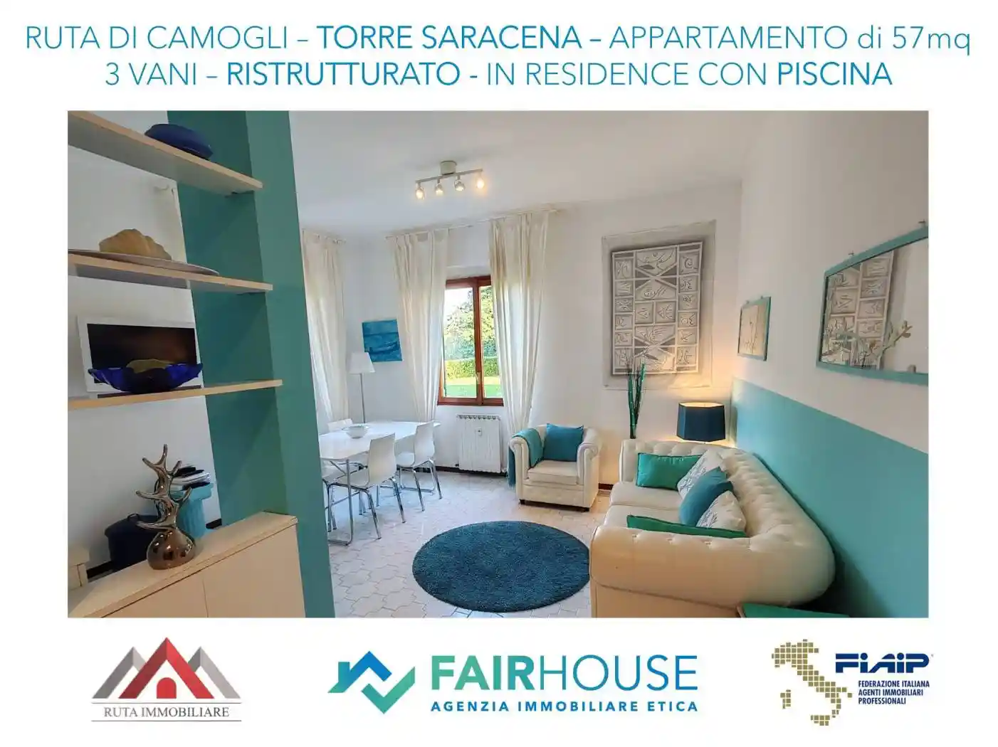 Appartamento in vendita a Camogli