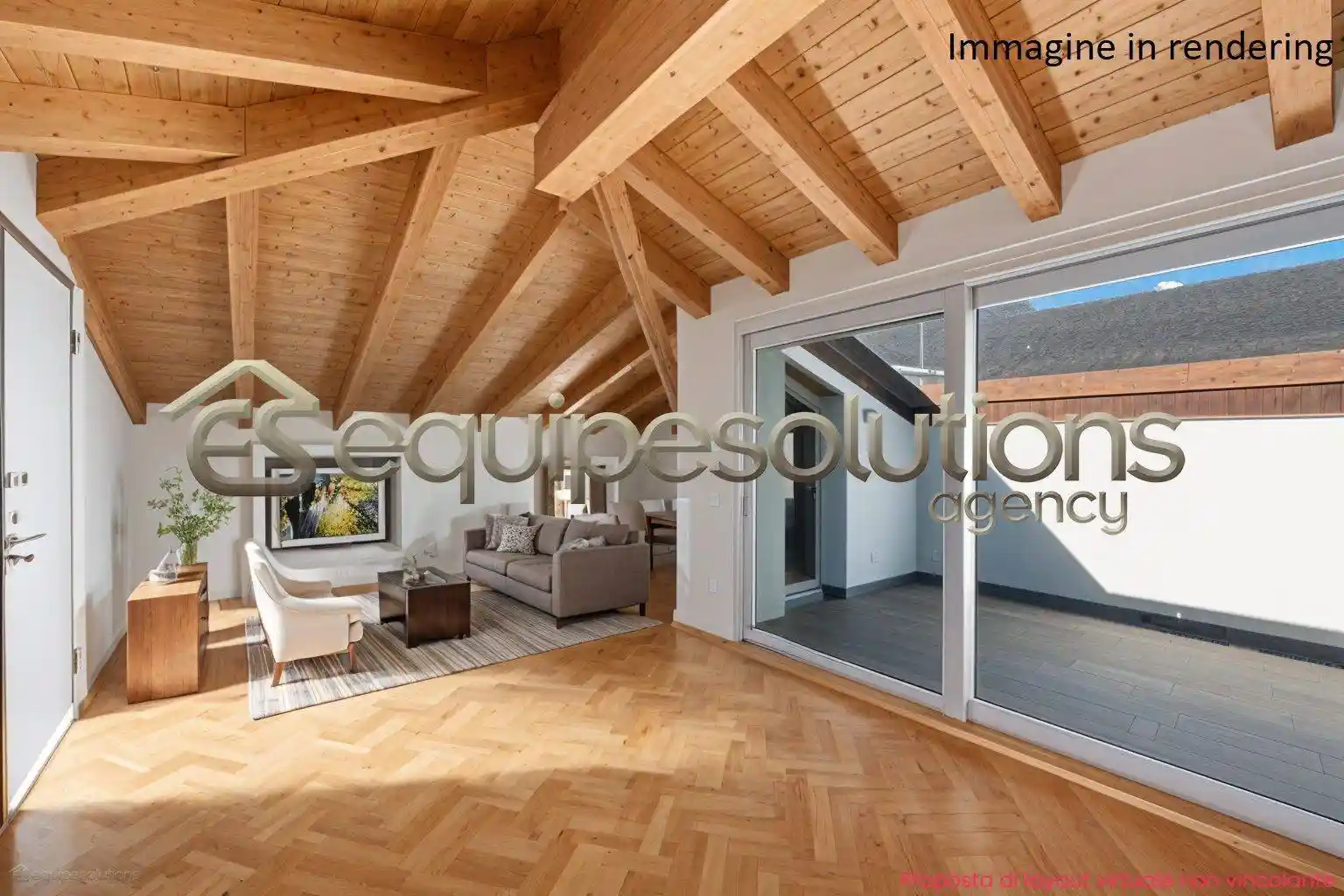 Attico - Mansarda in vendita a Ranica