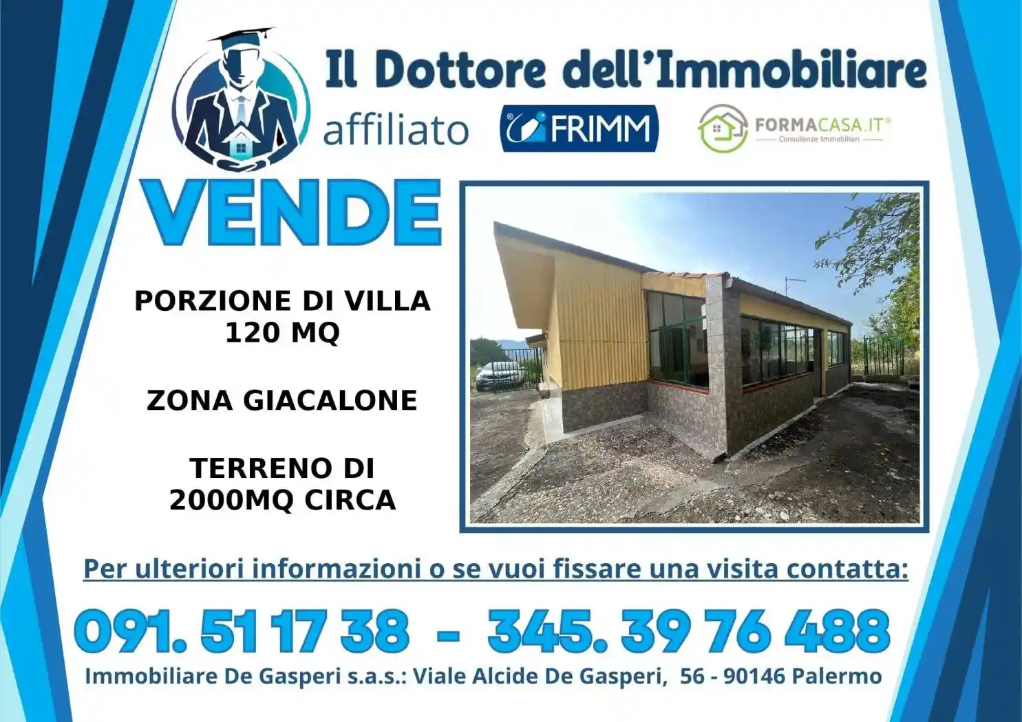 Villa in vendita a Monreale