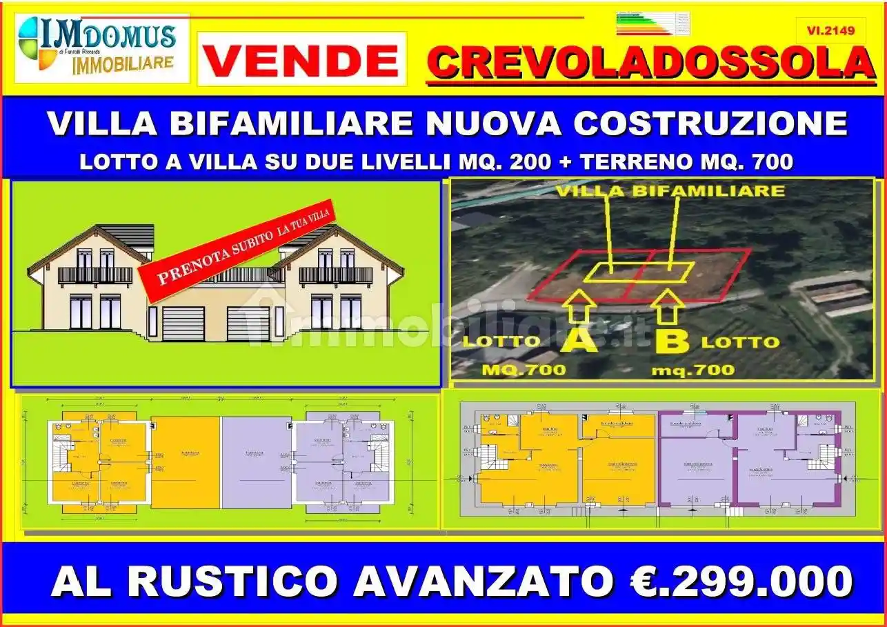 Villa in vendita a Crevoladossola