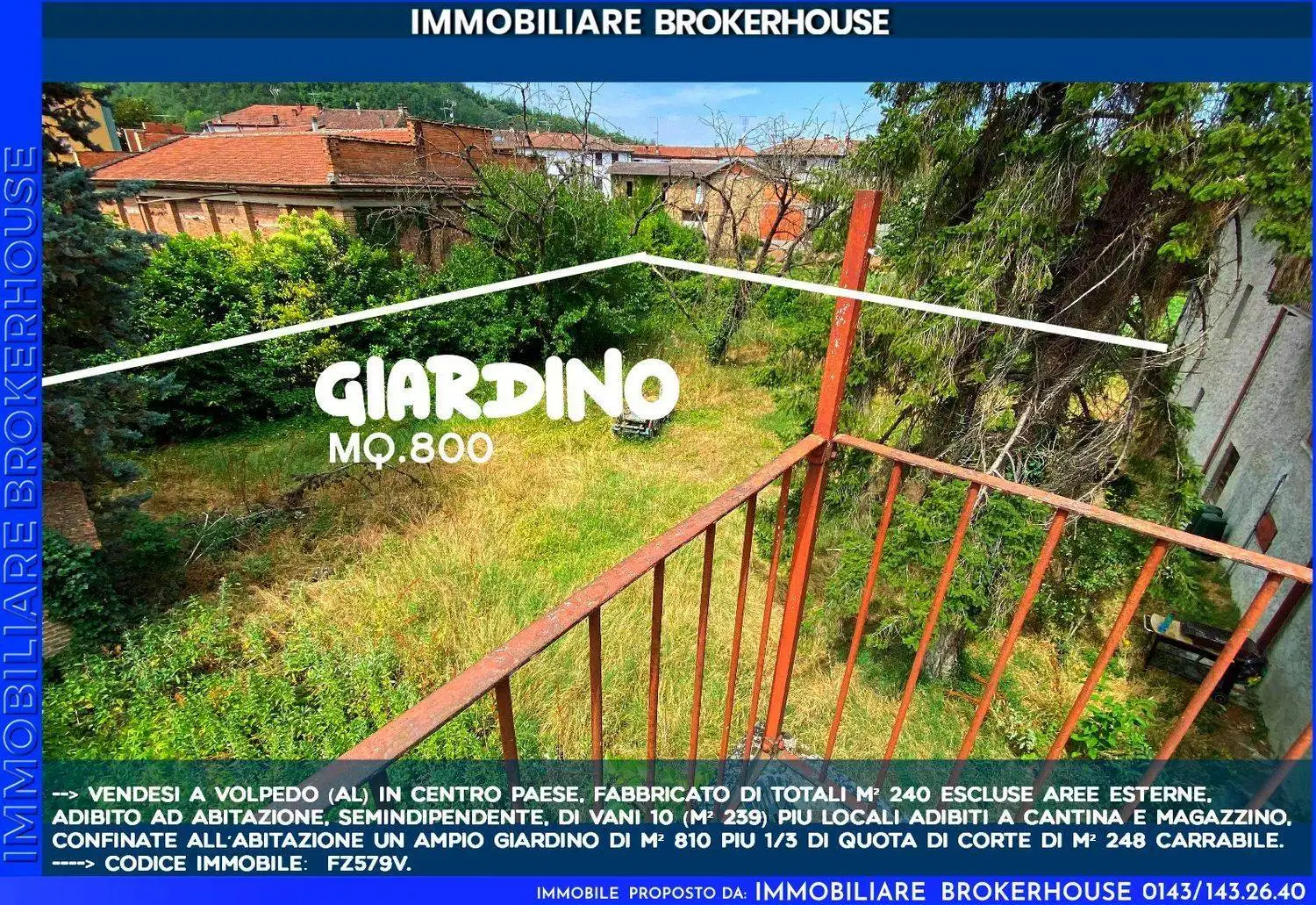 Villa in vendita a Volpedo