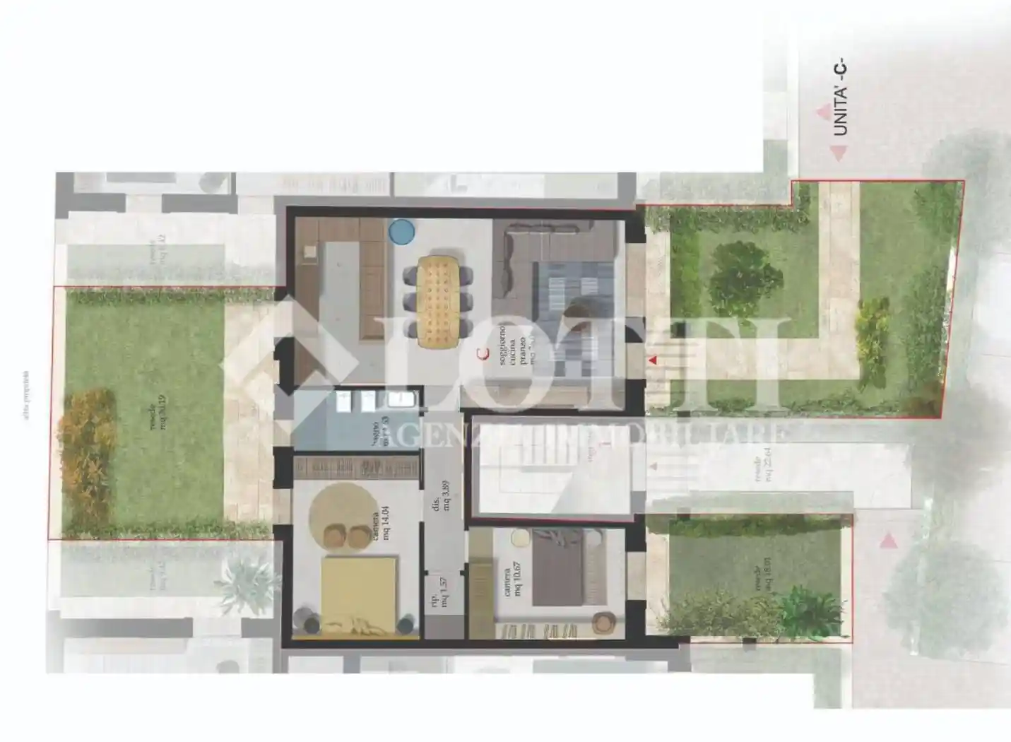 Appartamento in vendita a Cascina