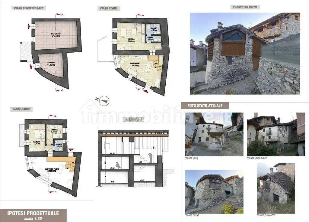 Casa indipendente in vendita a Introd