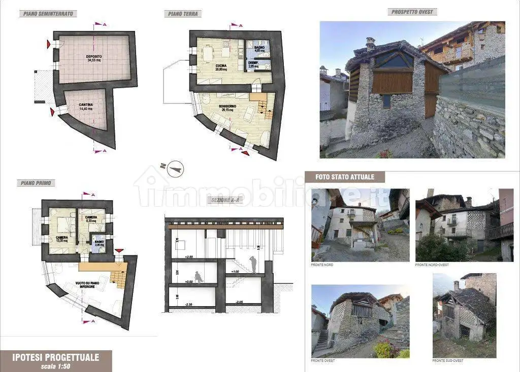 Casa indipendente in vendita a Introd