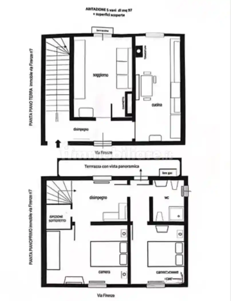 Villetta a schiera in vendita a Castell'Azzara