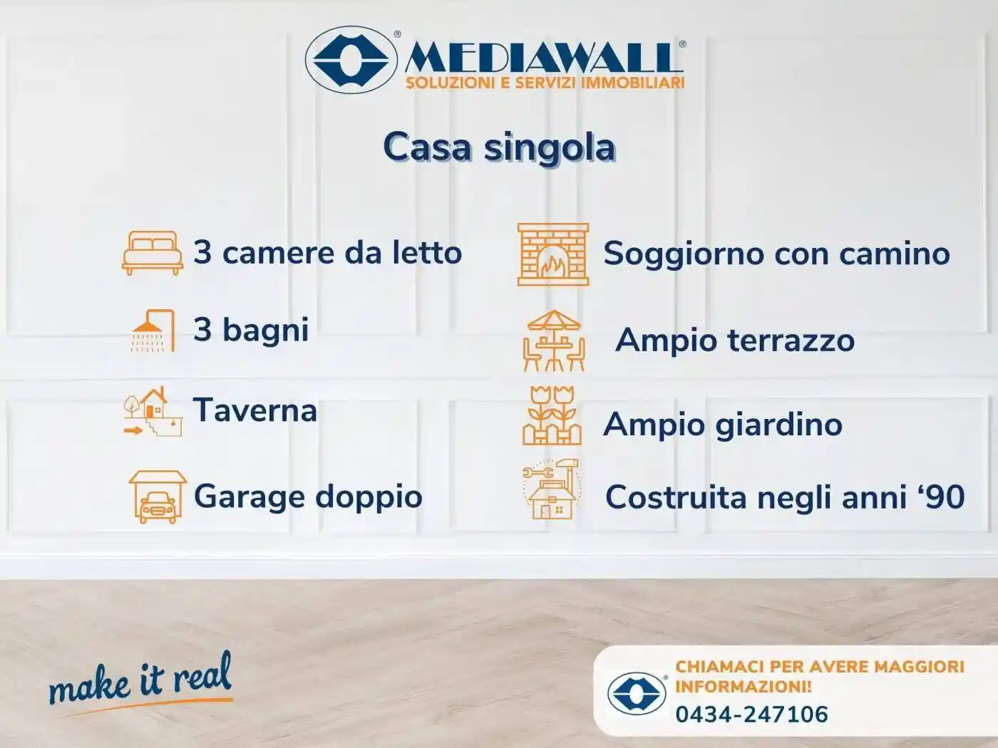 Villa in vendita a Brugnera