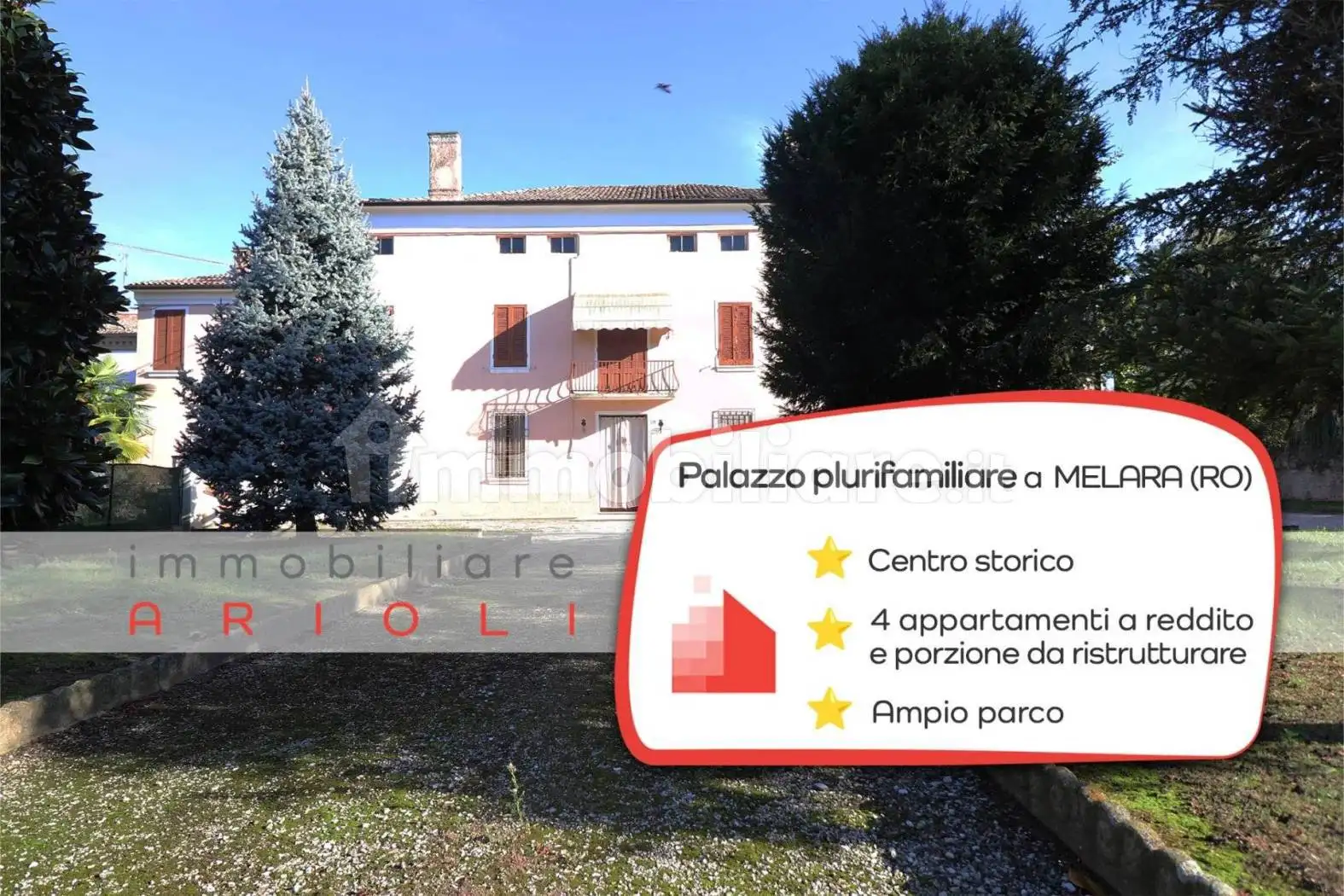 Villa in vendita a Melara