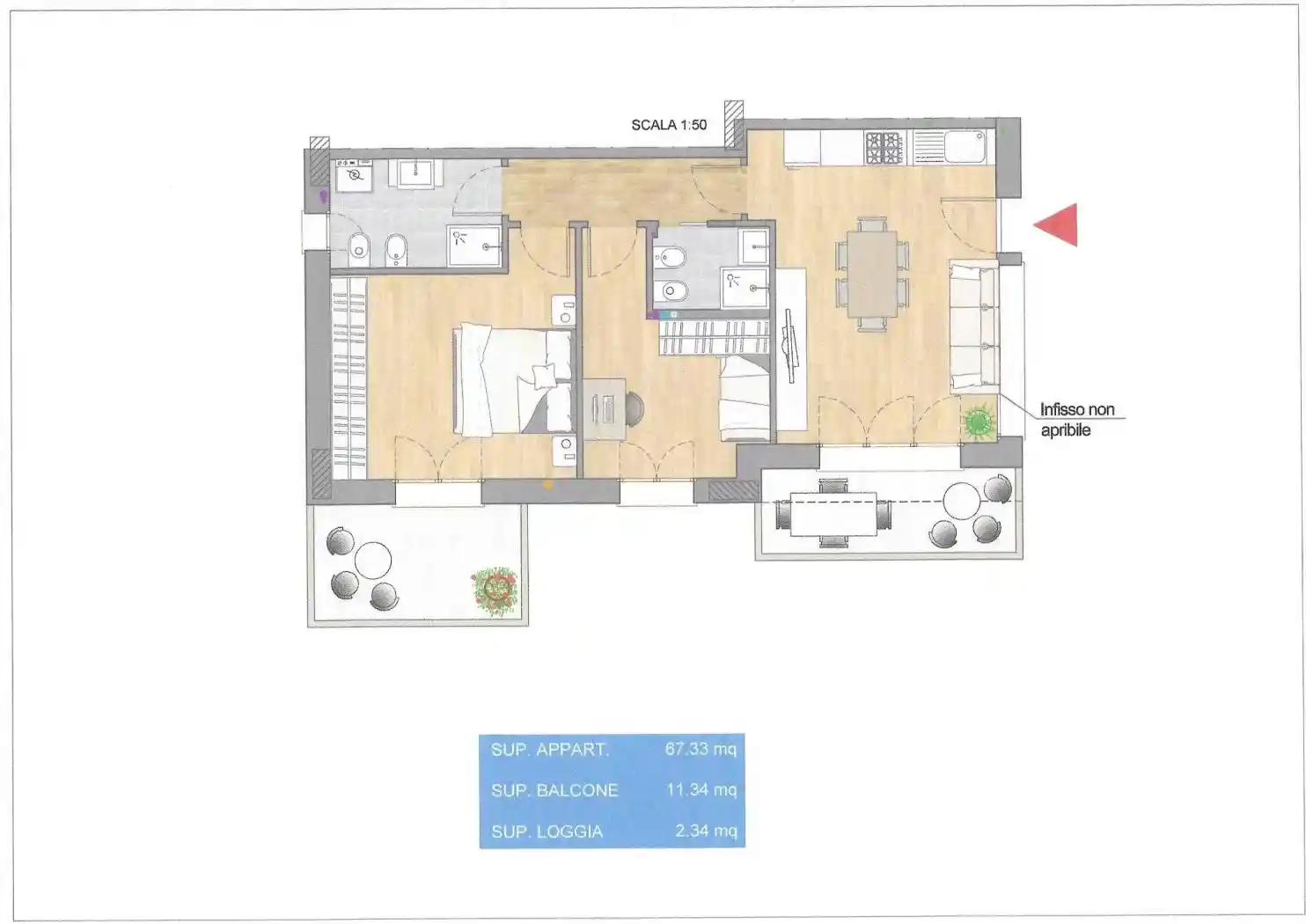 Appartamento in vendita a Coriano
