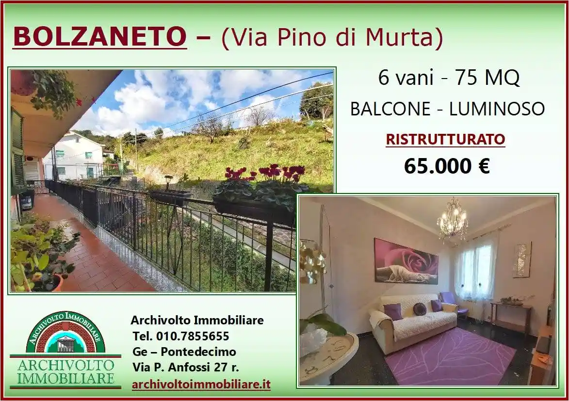 Appartamento in vendita a Genova