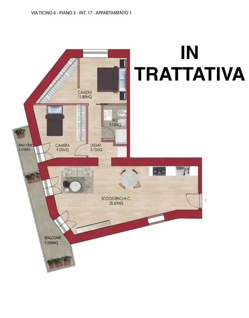 Appartamento in vendita a Roma