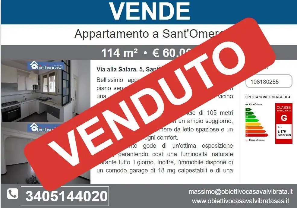 Appartamento in vendita a Sant'Omero
