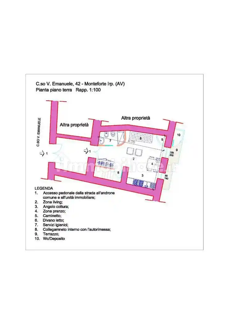 Quadrilocale corso Vittorio Emanuele II 44, Centro, Monteforte Irpino - foto 2