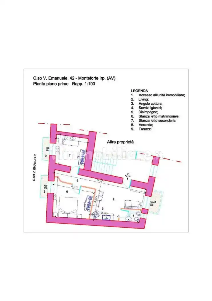Quadrilocale corso Vittorio Emanuele II 44, Centro, Monteforte Irpino - foto 3
