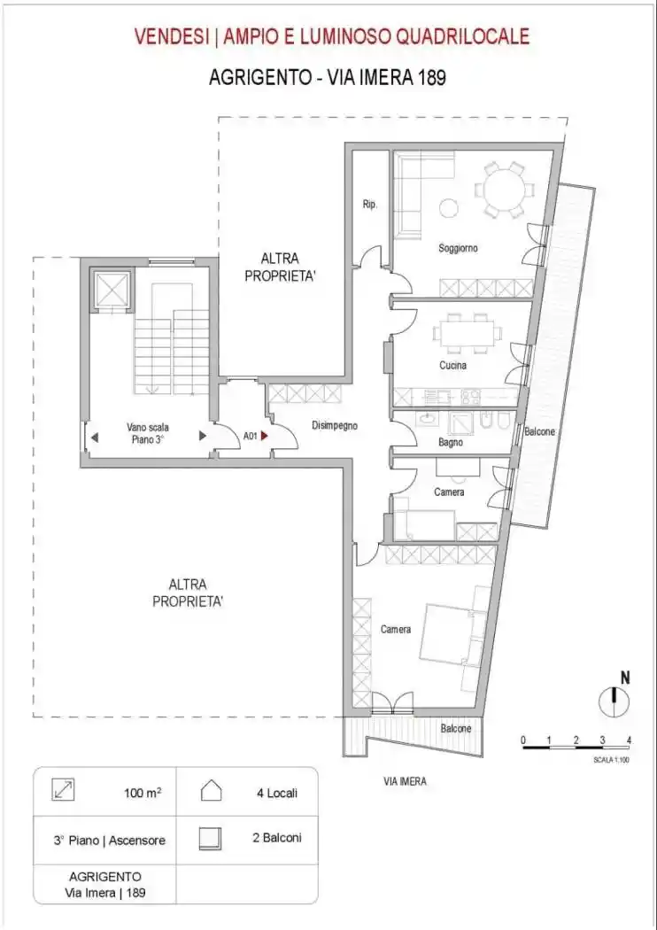 Appartamento in vendita a Agrigento