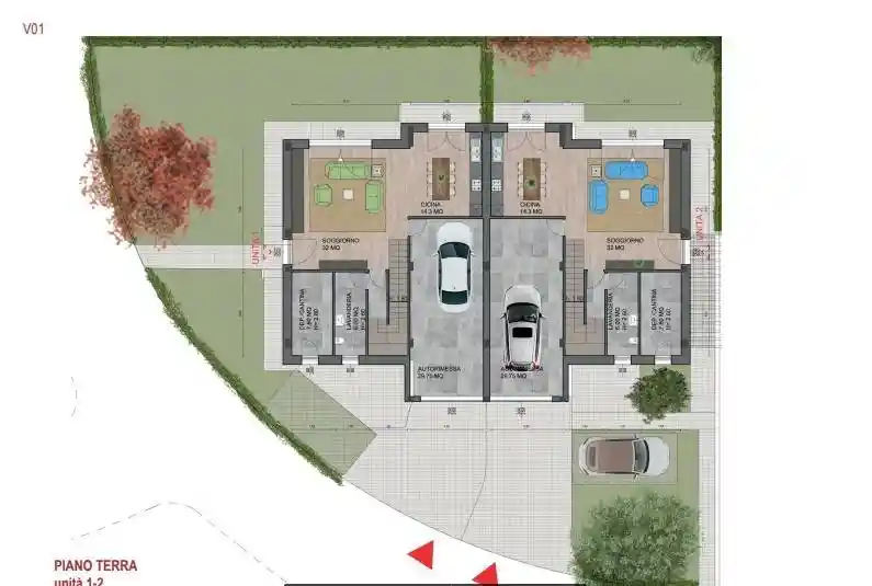 Villetta a schiera in vendita a Reggio Emilia