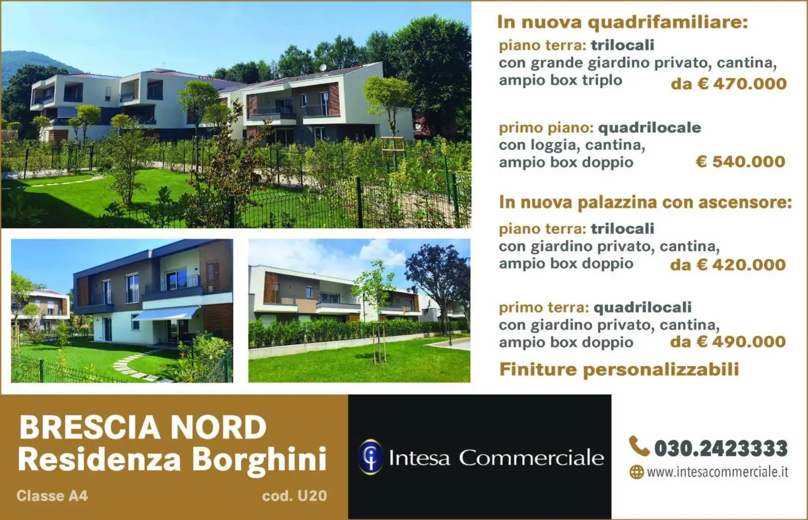 Appartamento in vendita a Collebeato