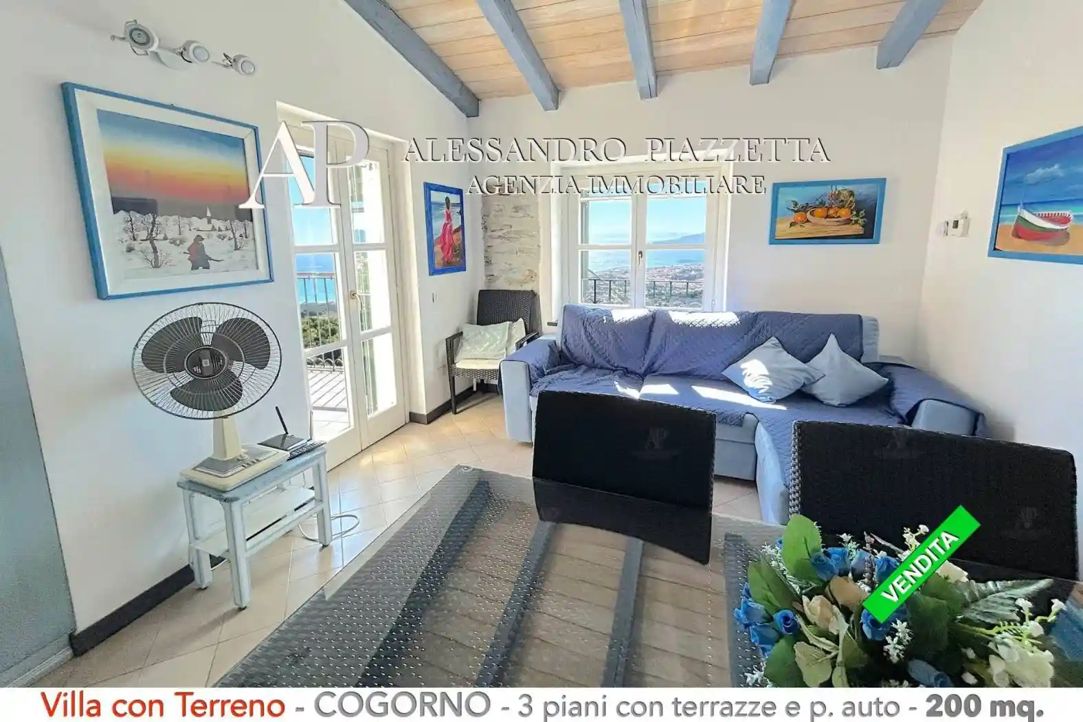 Villa in vendita a Cogorno