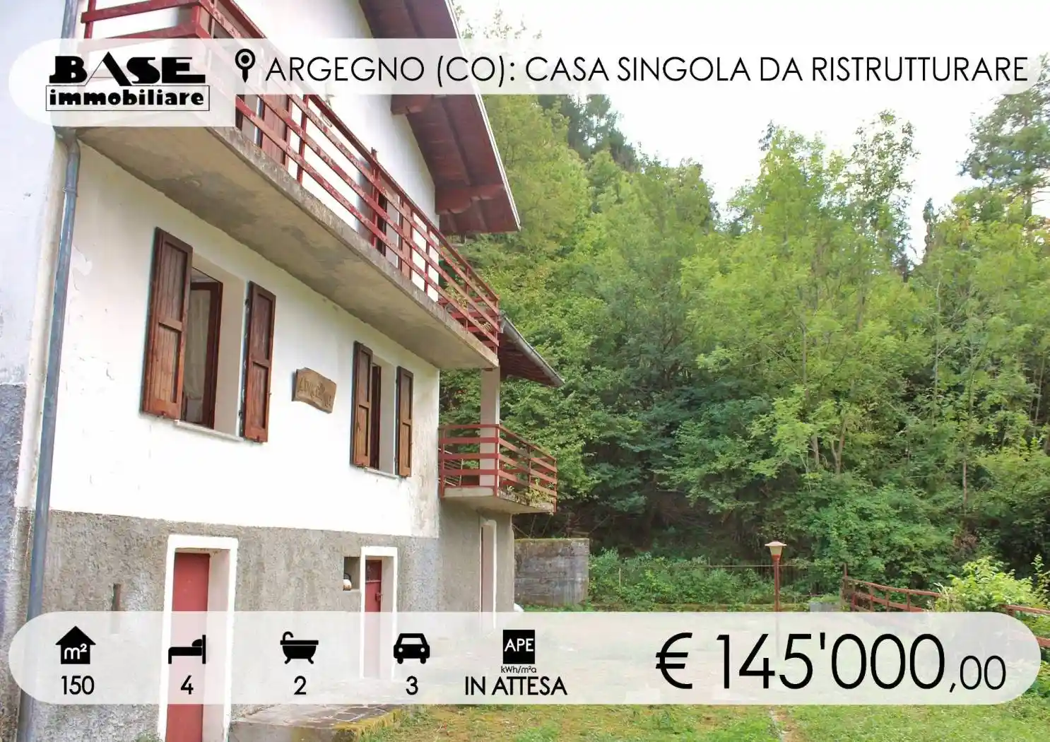 Villa in vendita a Argegno
