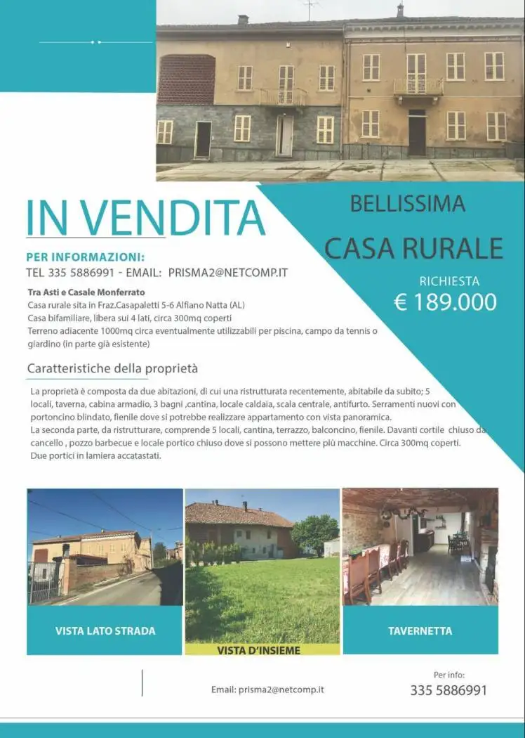 Terratetto plurifamiliare via Casapaletti 5, Alfiano Natta - foto 3