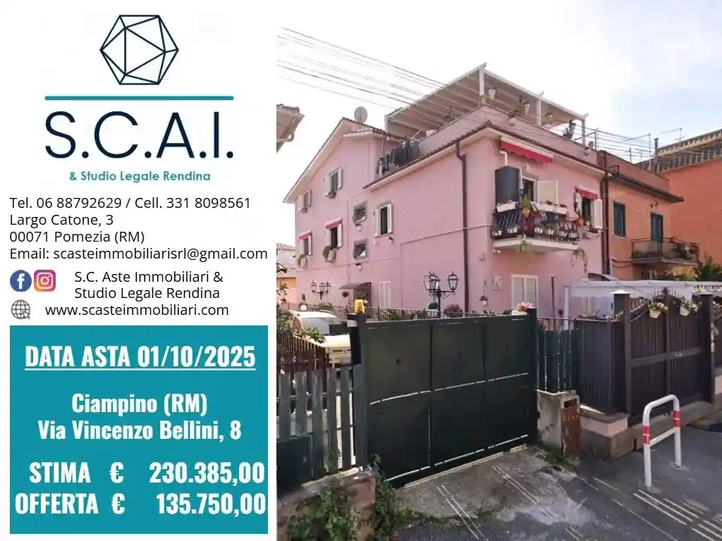 Appartamento in vendita a Ciampino