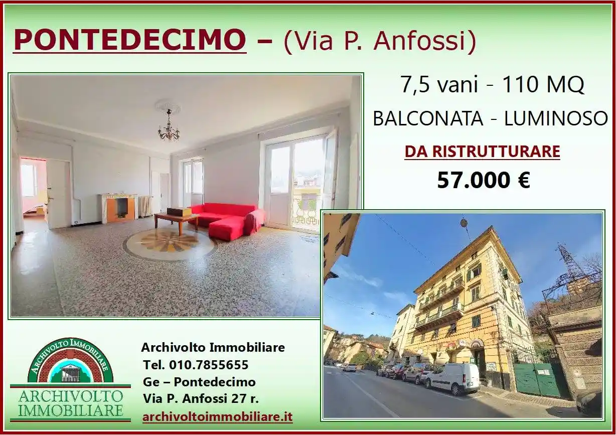 Appartamento in vendita a Genova