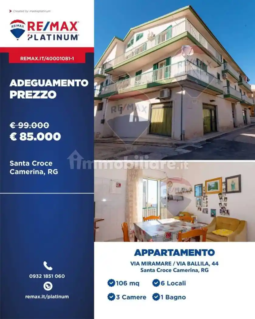 Appartamento in vendita a Santa Croce Camerina