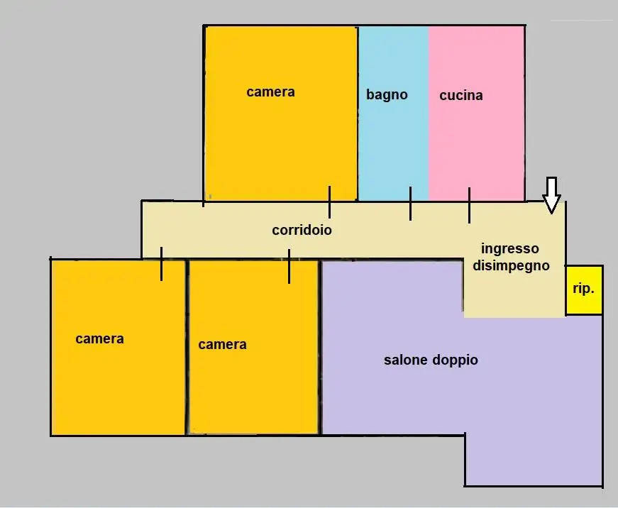 Appartamento in vendita a Battipaglia