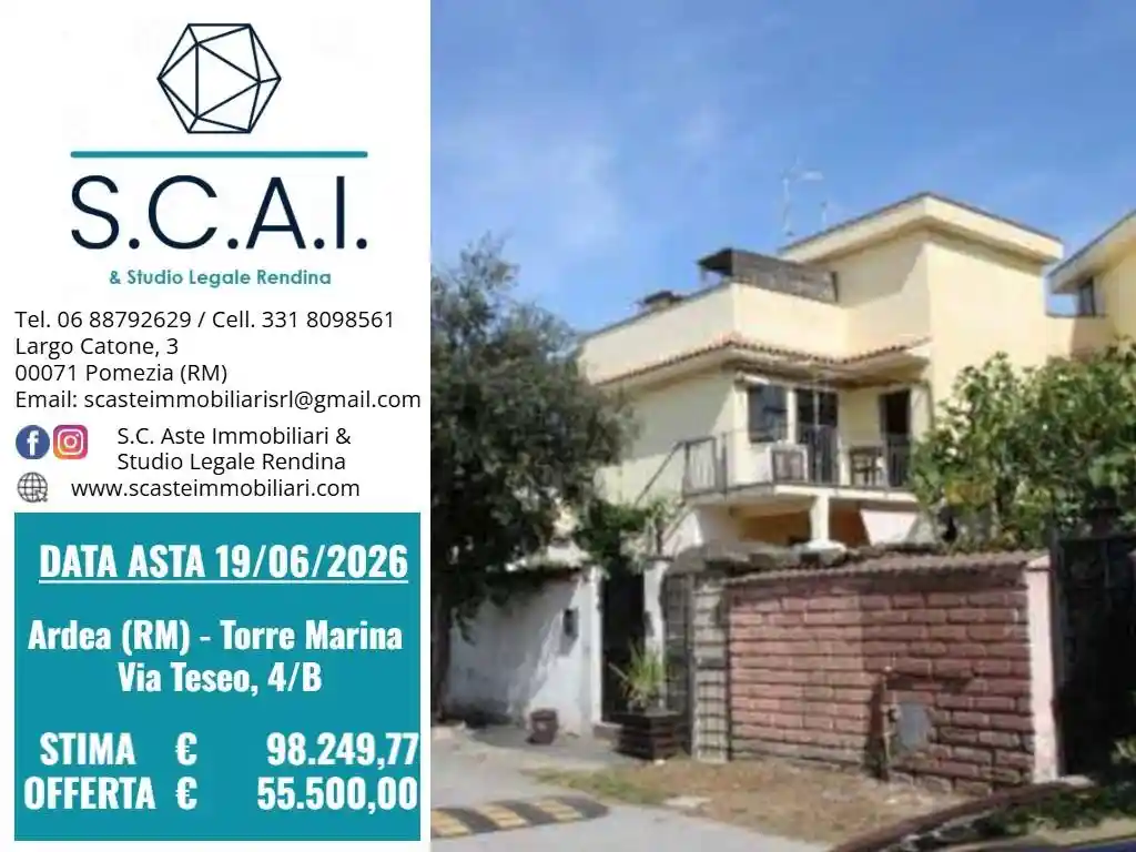 Appartamento in vendita a Ardea