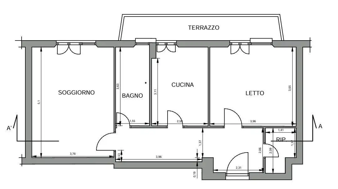 Appartamento in vendita a Roma