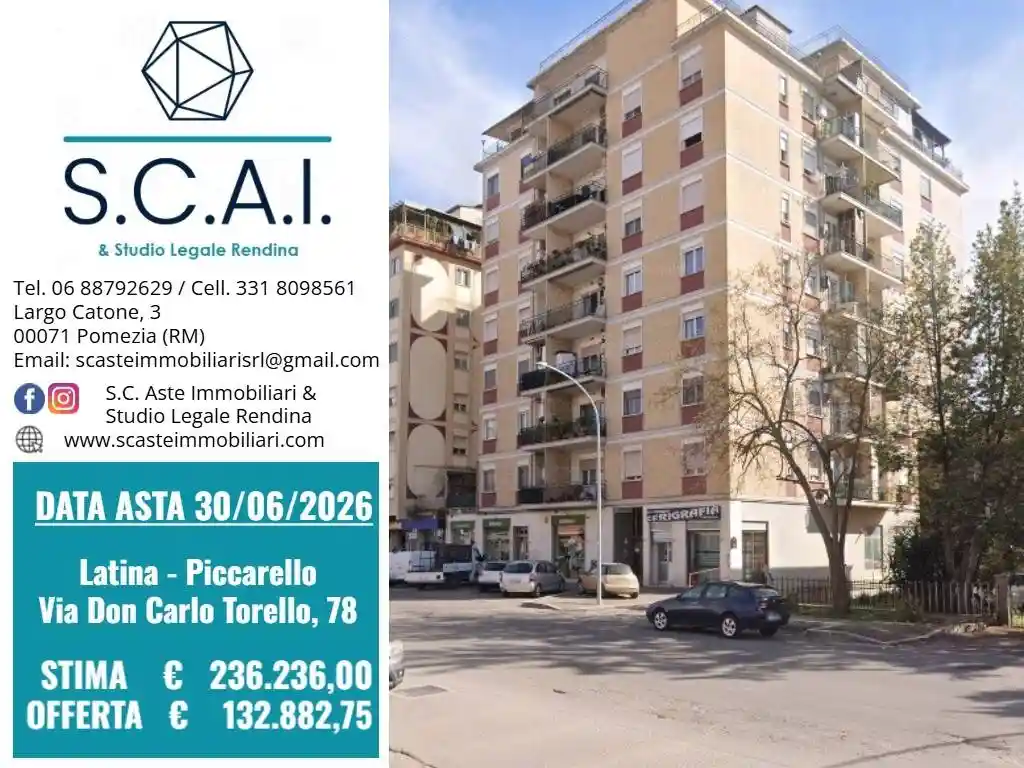 Appartamento in vendita a Latina