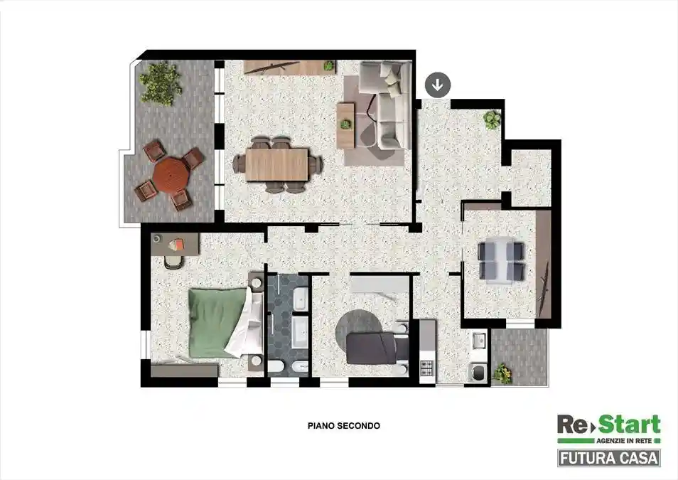 Trilocale via San Baroncini, Chieti Città, Chieti - foto 2