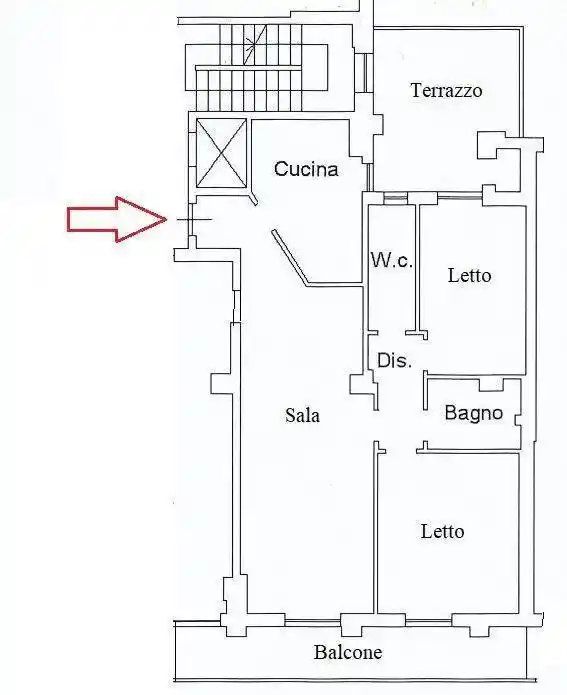 Quadrilocale ottimo stato, primo piano, Stadio - Lungomare Colombo, Pescara - foto 3