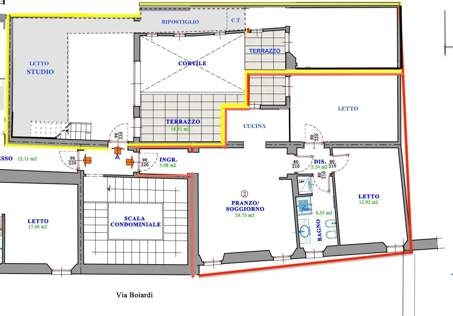 Appartamento in vendita a Reggio Emilia