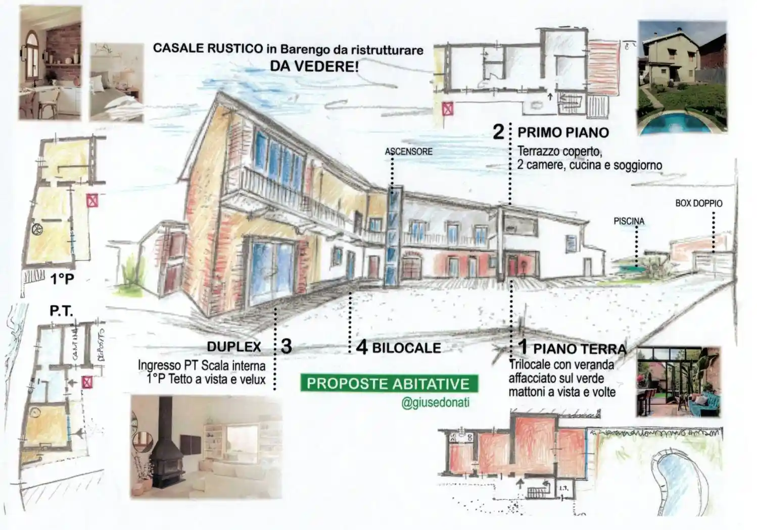 Rustico - Casale in vendita a Barengo