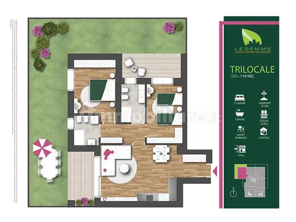 Appartamento in vendita a Brugherio
