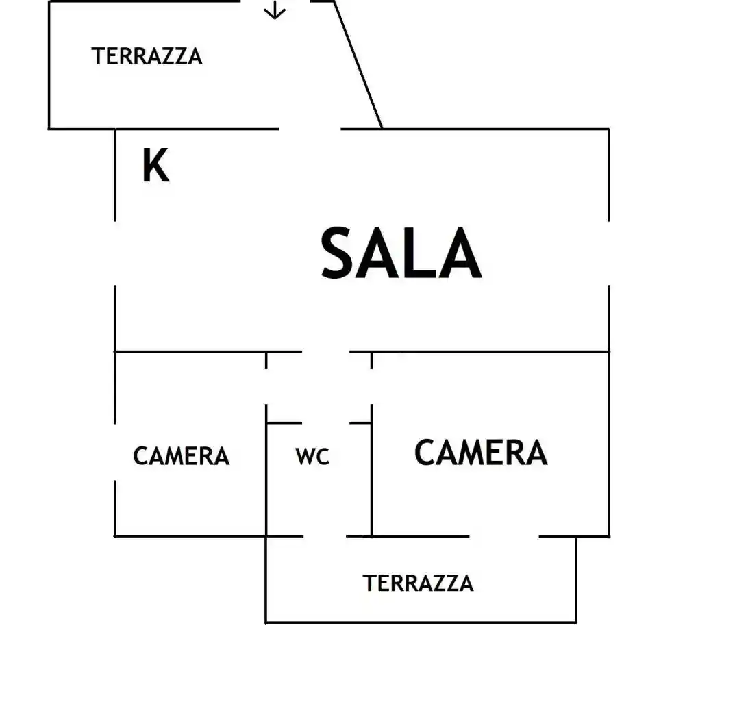 Appartamento in vendita a Roccastrada