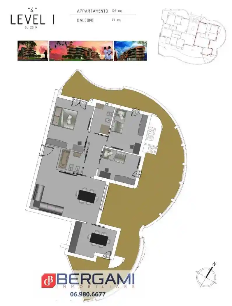 Appartamento in vendita a Aprilia