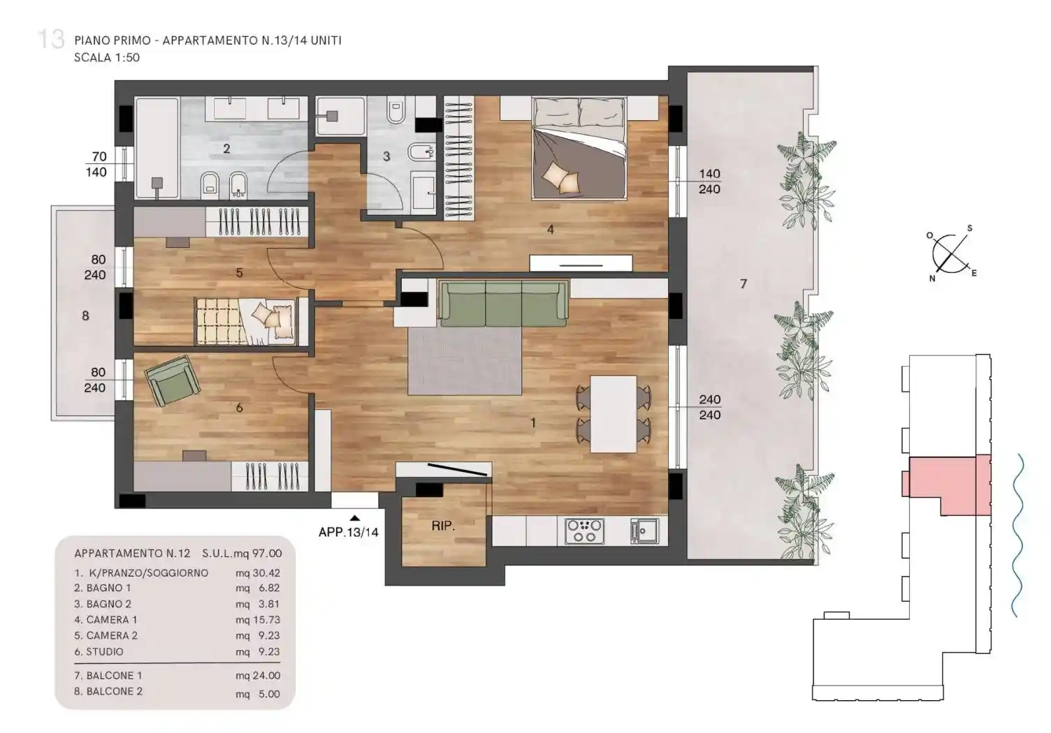 Appartamento in vendita a Fano