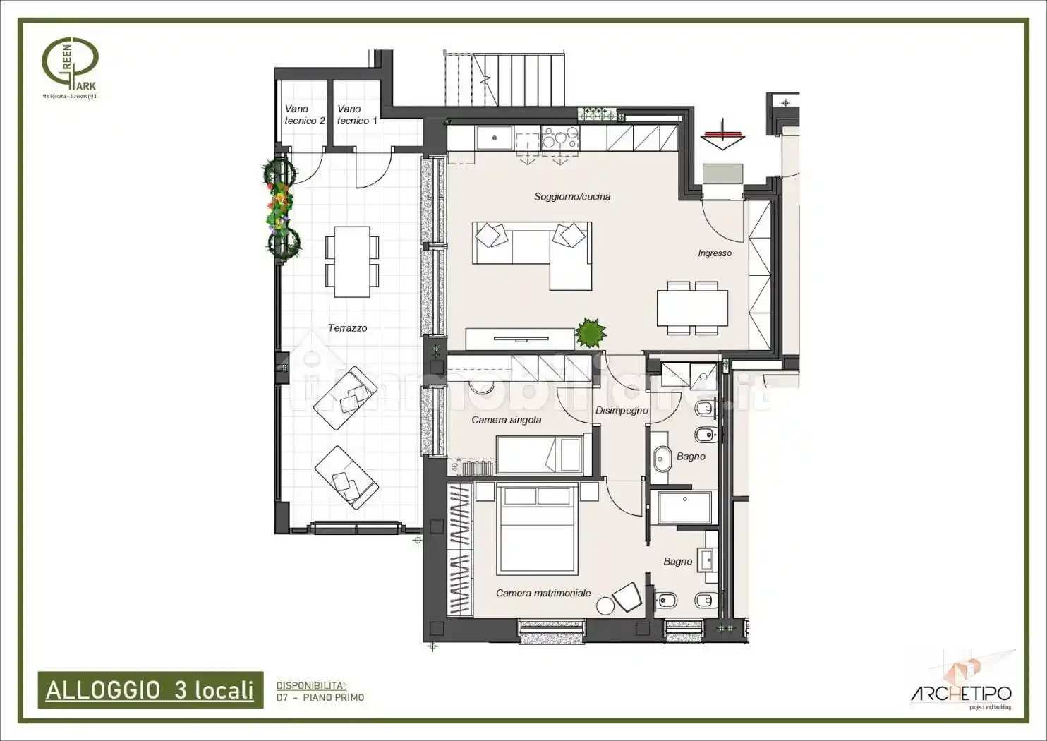 Appartamento in vendita a Biassono