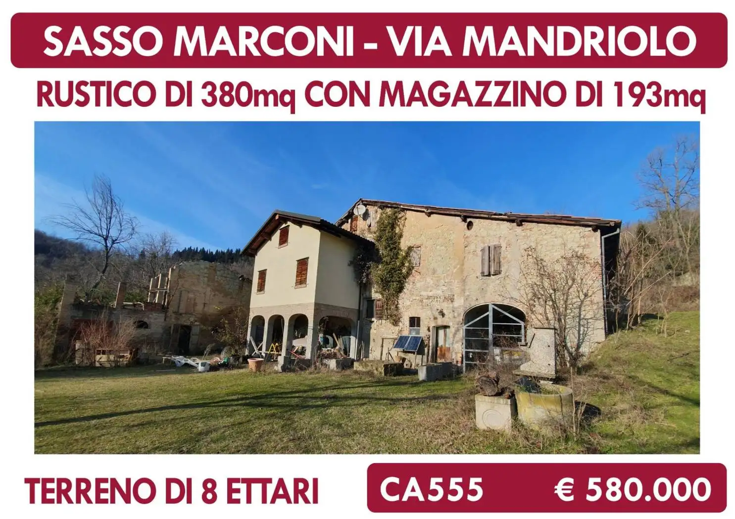 Rustico - Casale in vendita a Sasso Marconi