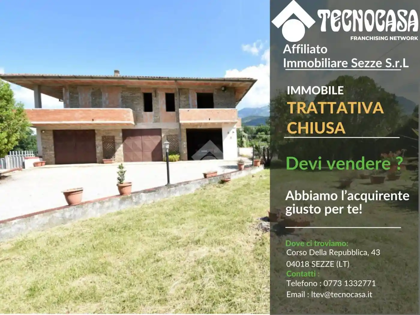 Appartamento in vendita a Sezze